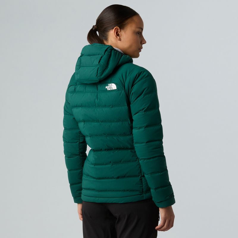 Kurtka puchowa damska The North Face Abseil Stretch Down Hoodie hunter green 3