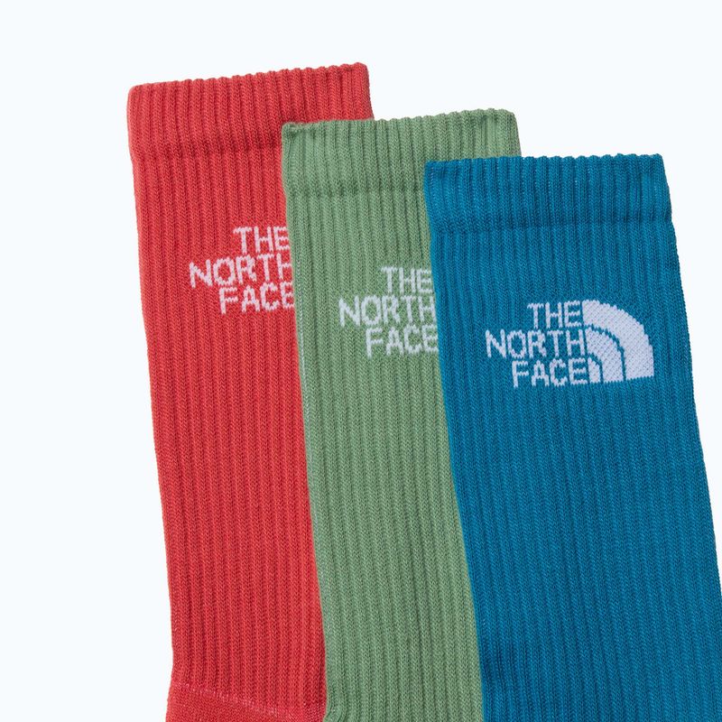 Skarpety The North Face Multi Sport Cush Crew Sock 3 pary dusk blue/slate moss 2