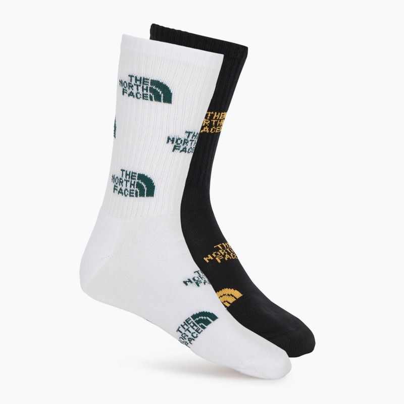 Skarpety The North Face Everyday Crew Logo 2 pary black/summit gold