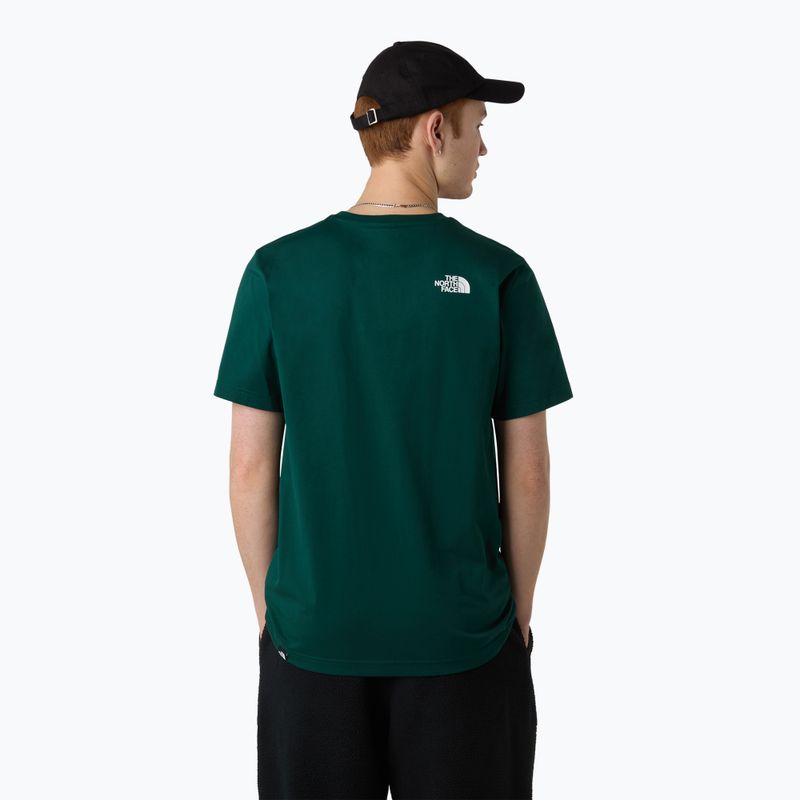 Koszulka męska The North Face Simple Dome hunter green 3