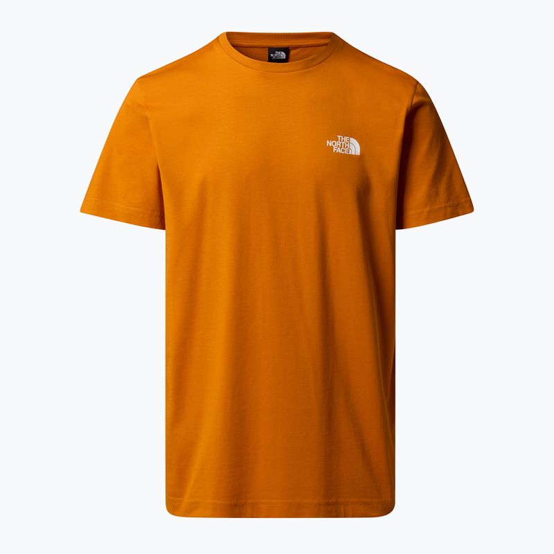 Koszulka męska The North Face Simple Dome agate orange 4
