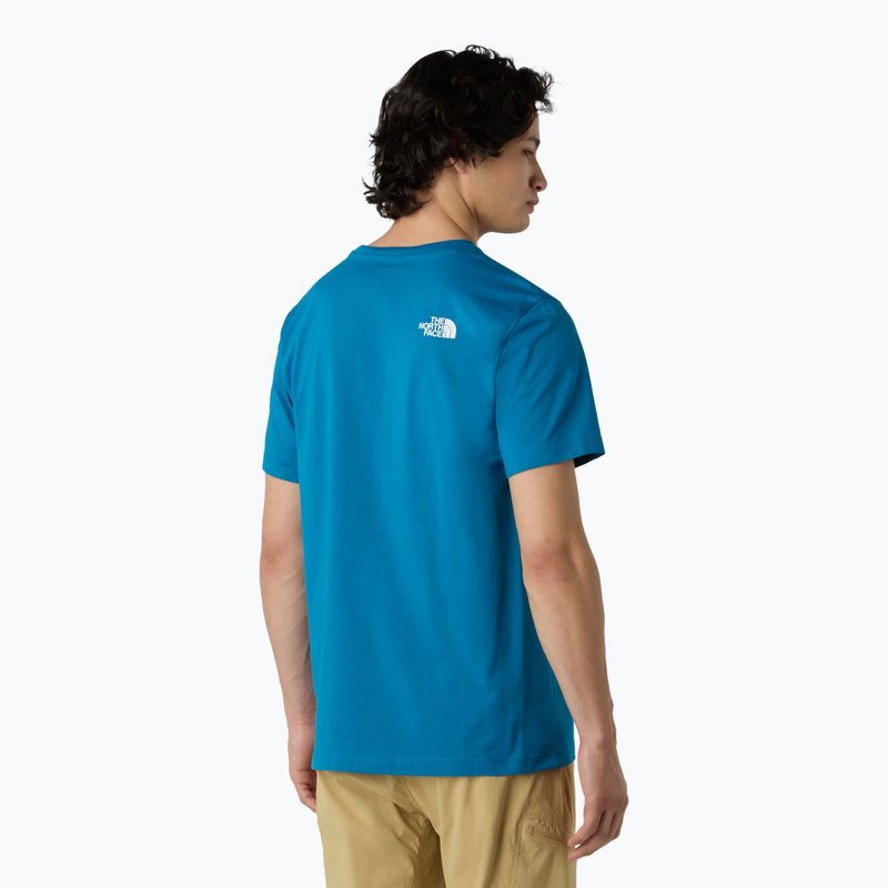 Koszulka męska The North Face Simple Dome dusk blue 3