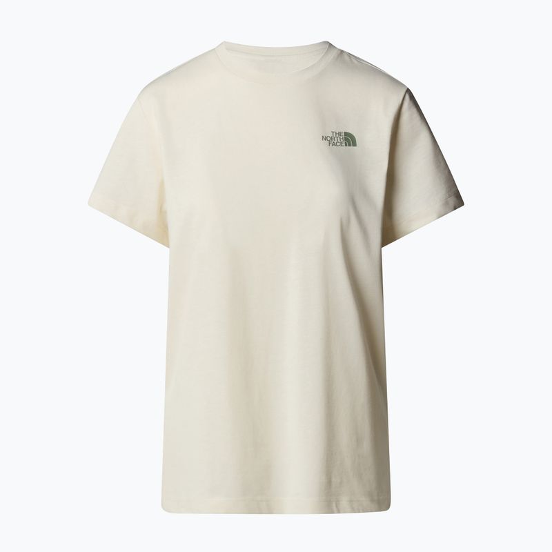 Koszulka damska The North Face Box Nse Relaxed white dune/slate moss 4