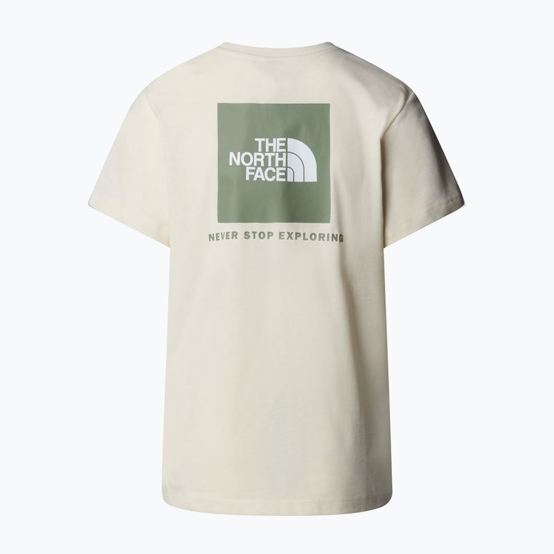 Koszulka damska The North Face Box Nse Relaxed white dune/slate moss 5
