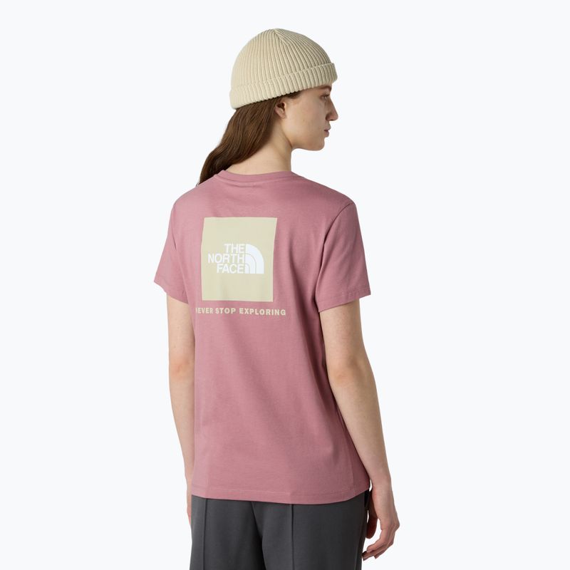 Koszulka damska The North Face Box Nse Relaxed nostalgia rose/gravel 2