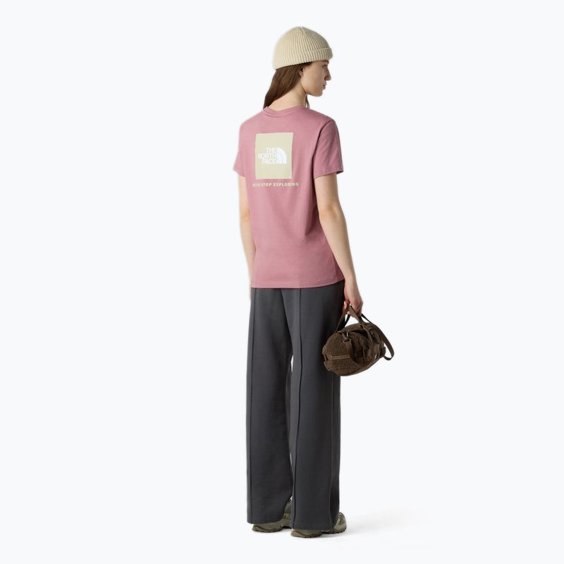 Koszulka damska The North Face Box Nse Relaxed nostalgia rose/gravel 3