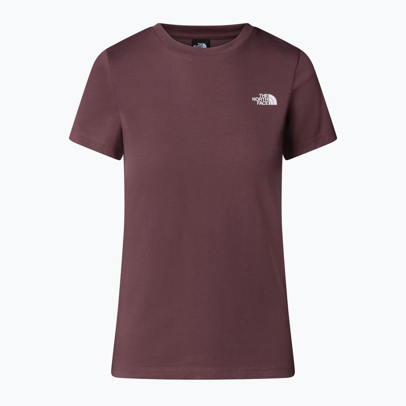 Koszulka damska The North Face Simple Dome Slim tawny quartz 4