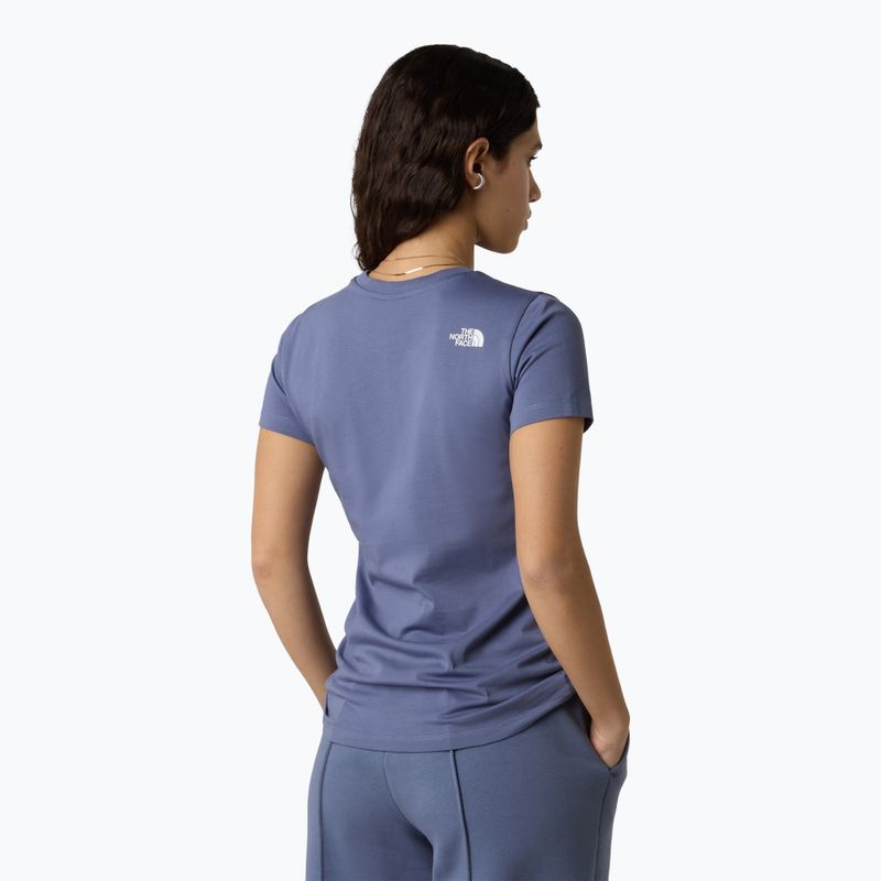 Koszulka damska The North Face Simple Dome Slim blue eclipse 3