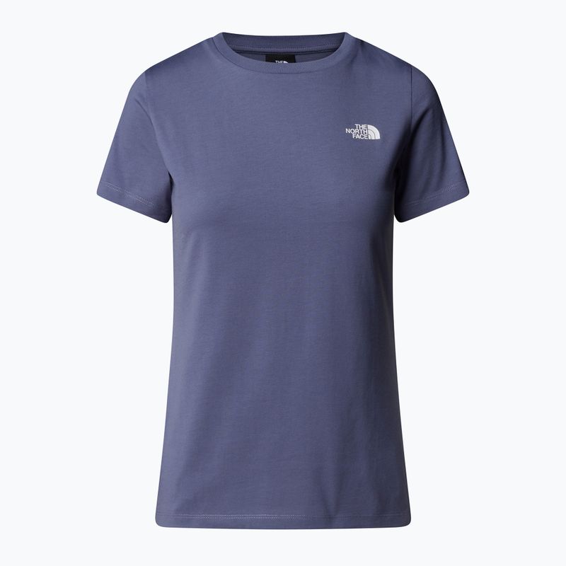 Koszulka damska The North Face Simple Dome Slim blue eclipse 4
