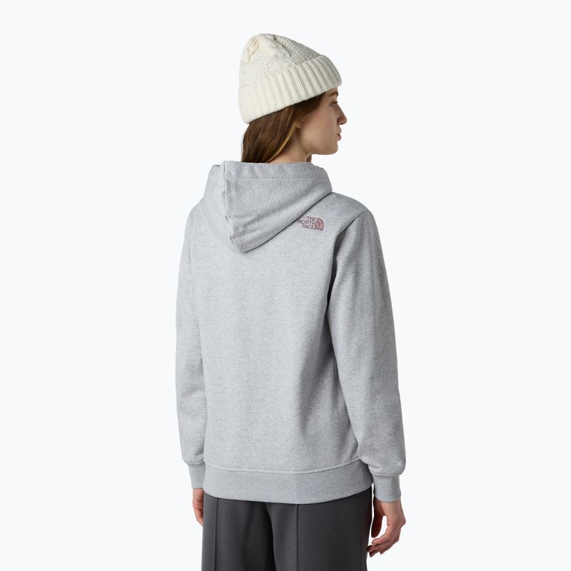 Bluza damska The North Face Drew Peak Pullover Hoodie lightgreyheather/tawnyquartz 3