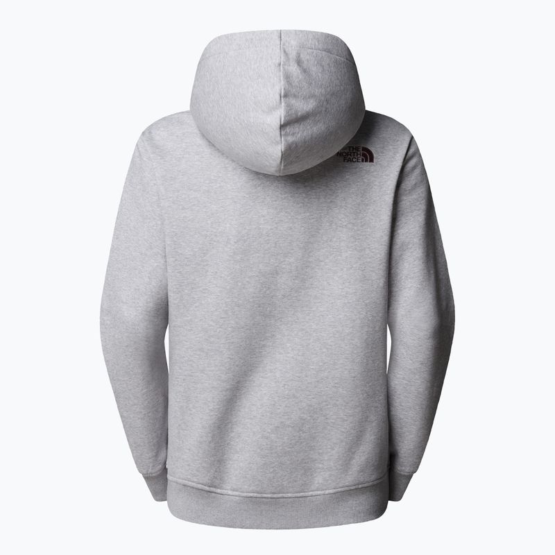 Bluza damska The North Face Drew Peak Pullover Hoodie lightgreyheather/tawnyquartz 5