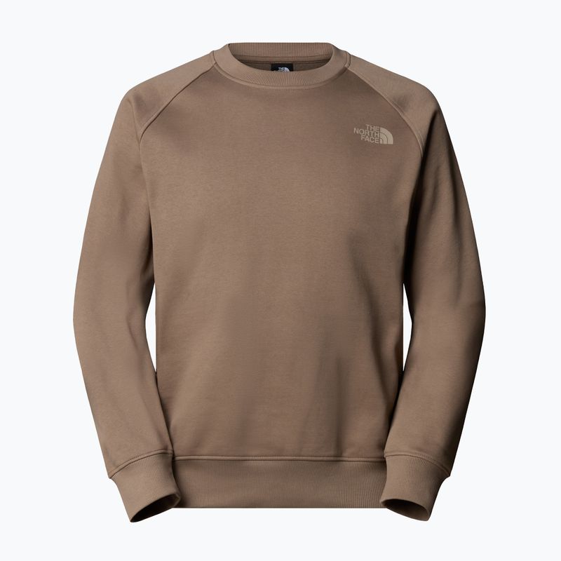 Bluza męska The North Face Raglan Box Nse Crew mocha brown/mushroom gr