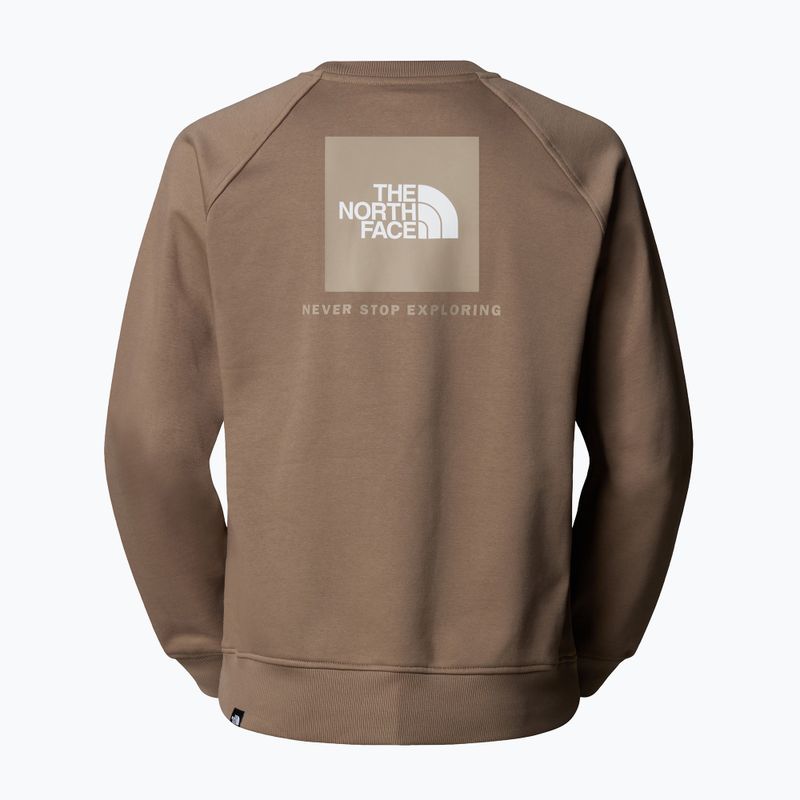 Bluza męska The North Face Raglan Box Nse Crew mocha brown/mushroom gr 2