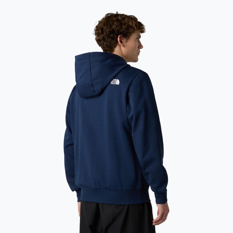 Bluza męska The North Face Simple Dome Full Zip Hoodie summit navy 3