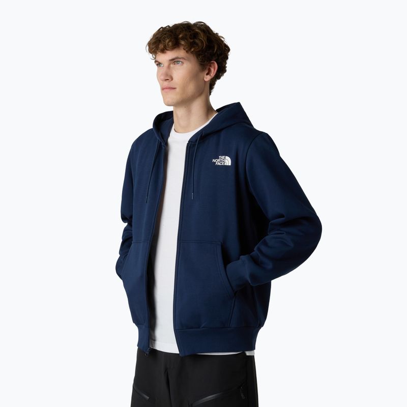 Bluza męska The North Face Simple Dome Full Zip Hoodie summit navy 4