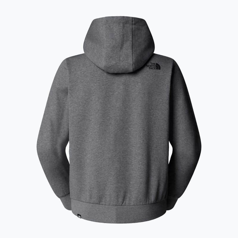 Bluza męska The North Face Easy Hoodie medium grey heather 5