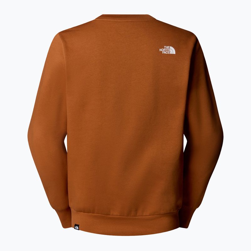Bluza męska The North Face Easy Crew burnt umber 5