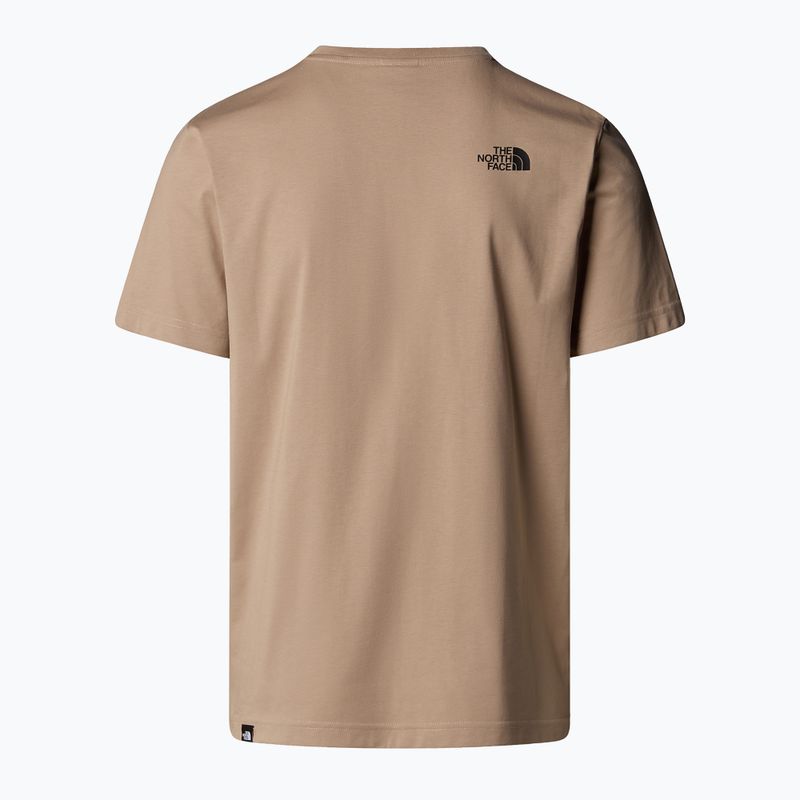 Koszulka męska The North Face Fine mushroom grey 2