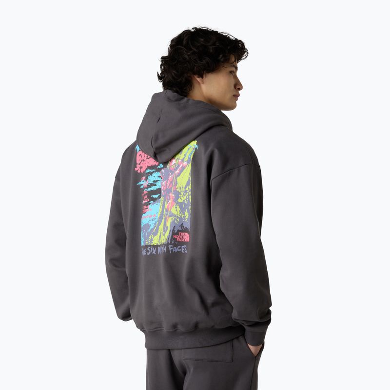 Bluza męskie The North Face Expedition Celebration Oversized Hoodie anthracite grey 3