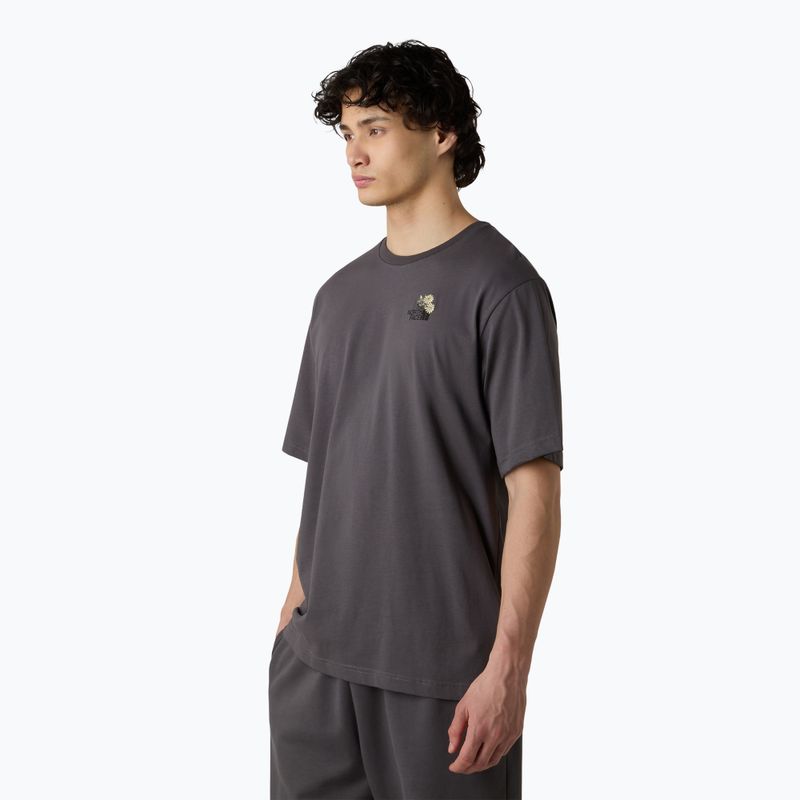 Koszulka męska The North Face Flower Dome Relaxed Graphic anthracite grey
