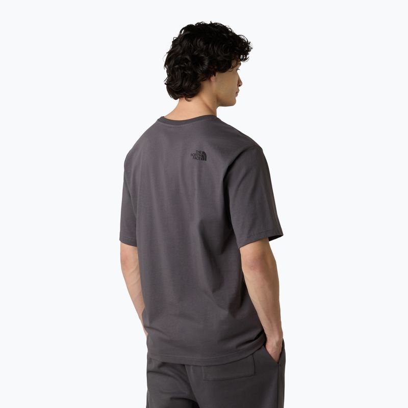 Koszulka męska The North Face Flower Dome Relaxed Graphic anthracite grey 3