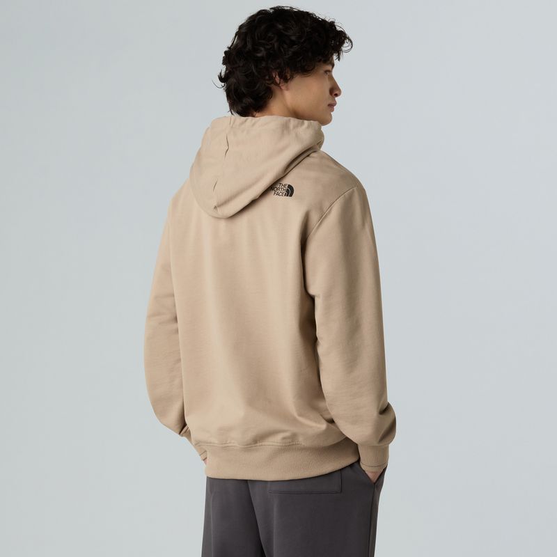 Bluza The North Face Flower Dome Relaxed Hooded GPH mushroom grey 3