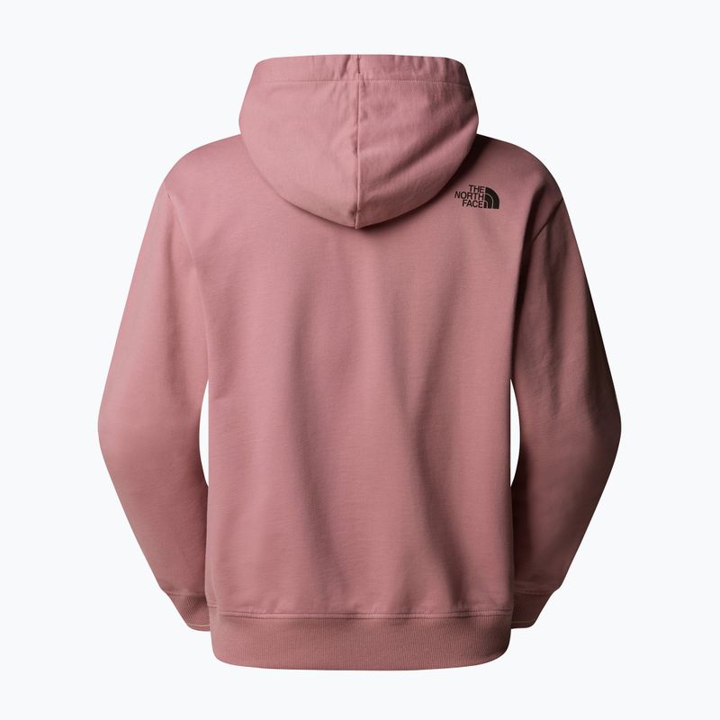Bluza The North Face Flower Dome Relaxed Hooded GPH nostalgia rose 2