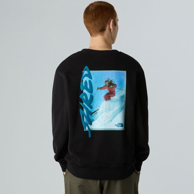 Bluza męska The North Face NSE Slopes Relaxed Crew GRA black 3