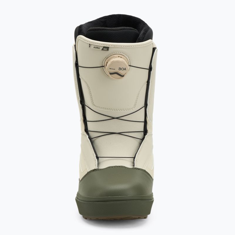 Buty snowboardowe męskie Vans Aura OG grape leaf/oatmeal 3