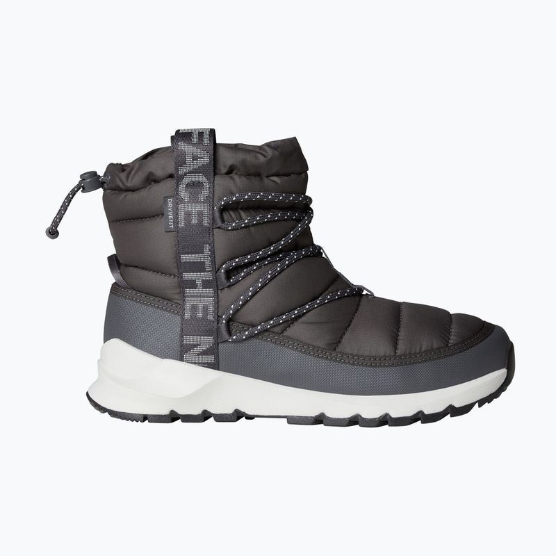 Śniegowce damskie The North Face Thermoball Lace Up WP anthracite grey/white ash