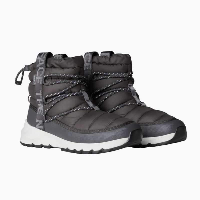 Śniegowce damskie The North Face Thermoball Lace Up WP anthracite grey/white ash 2