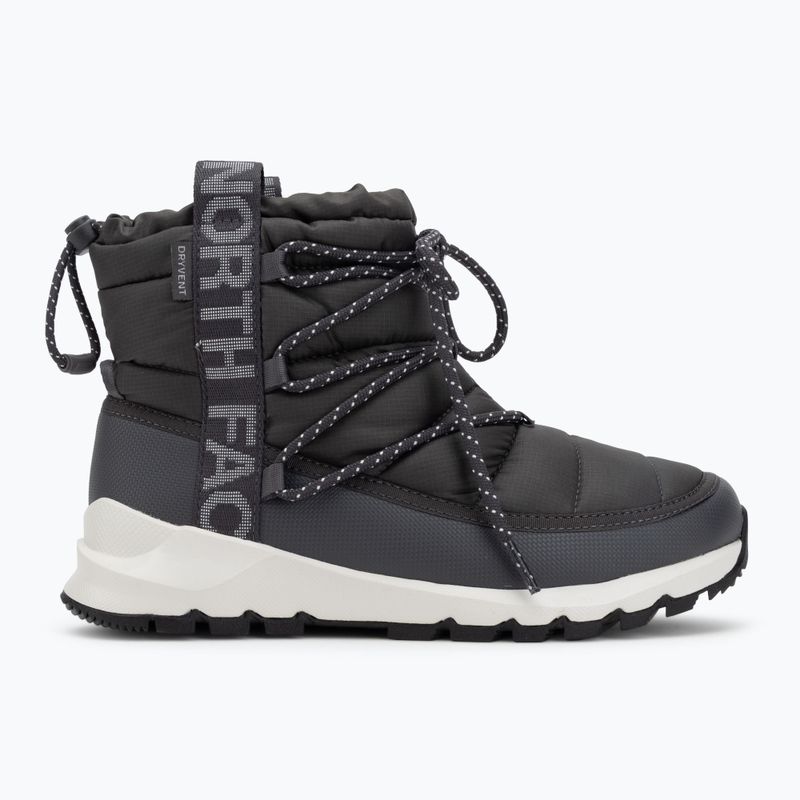 Śniegowce damskie The North Face Thermoball Lace Up WP anthracite grey/white ash 2