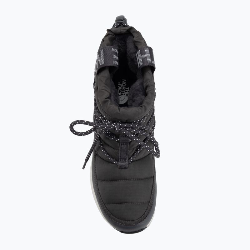 Śniegowce damskie The North Face Thermoball Lace Up WP anthracite grey/white ash 5