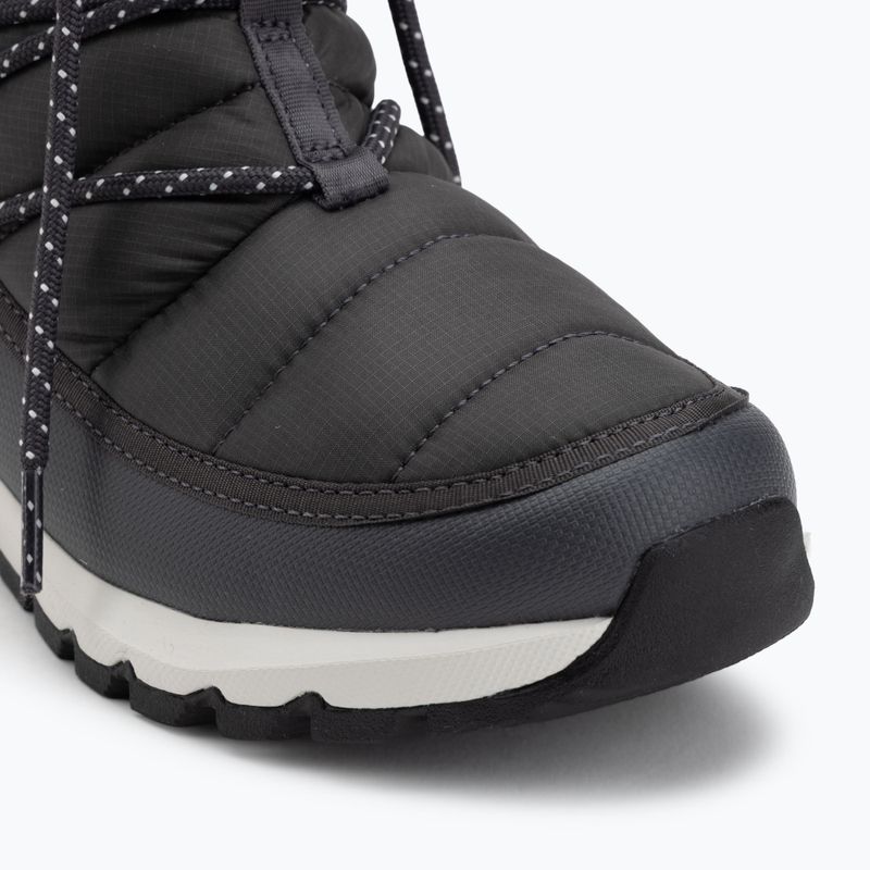 Śniegowce damskie The North Face Thermoball Lace Up WP anthracite grey/white ash 7