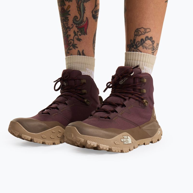 Buty turystyczne damskie The North Face Offtrail Hike Mid Gore-Tex tawny quartz/mocha brow 9