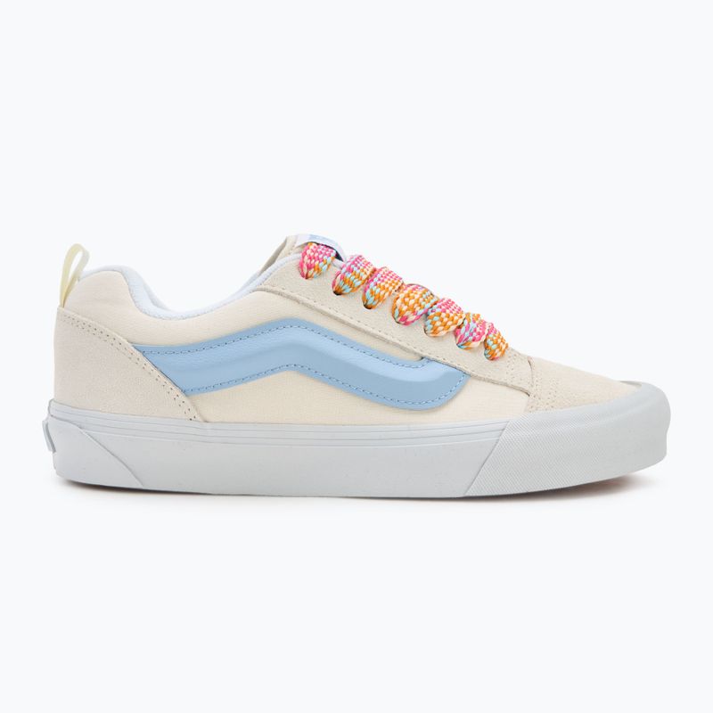 Buty Vans Knu Skool oversized lace white/blue 2