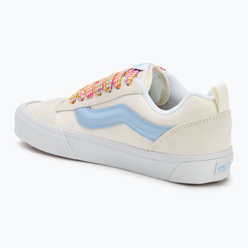 Buty Vans Knu Skool oversized lace white/blue 3