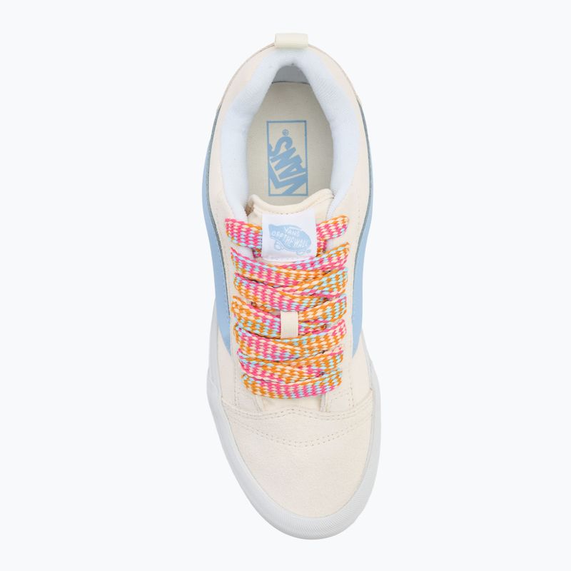 Buty Vans Knu Skool oversized lace white/blue 5