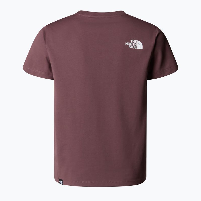 Koszulka dziecięca The North Face Simple Dome tawny quartz 2
