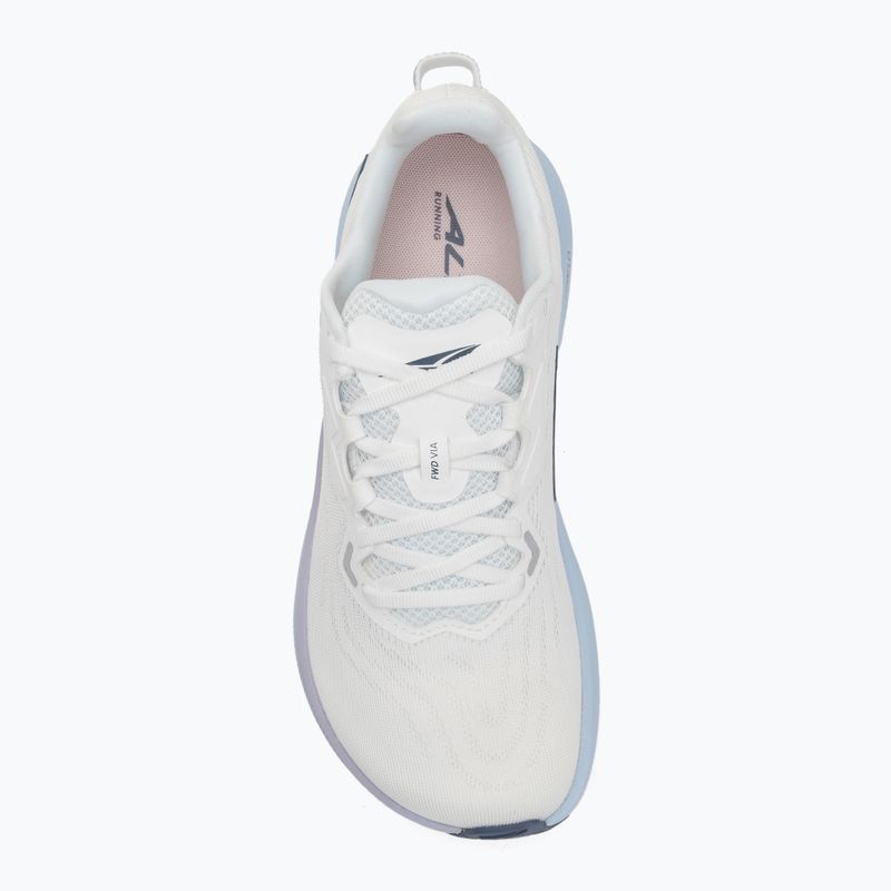Buty do biegania damskie Altra FWD VIA white/light blue 5