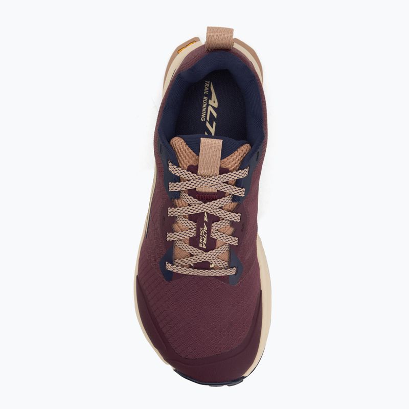 Buty do biegania damskie Altra Lone Peak 9+ maroon 5