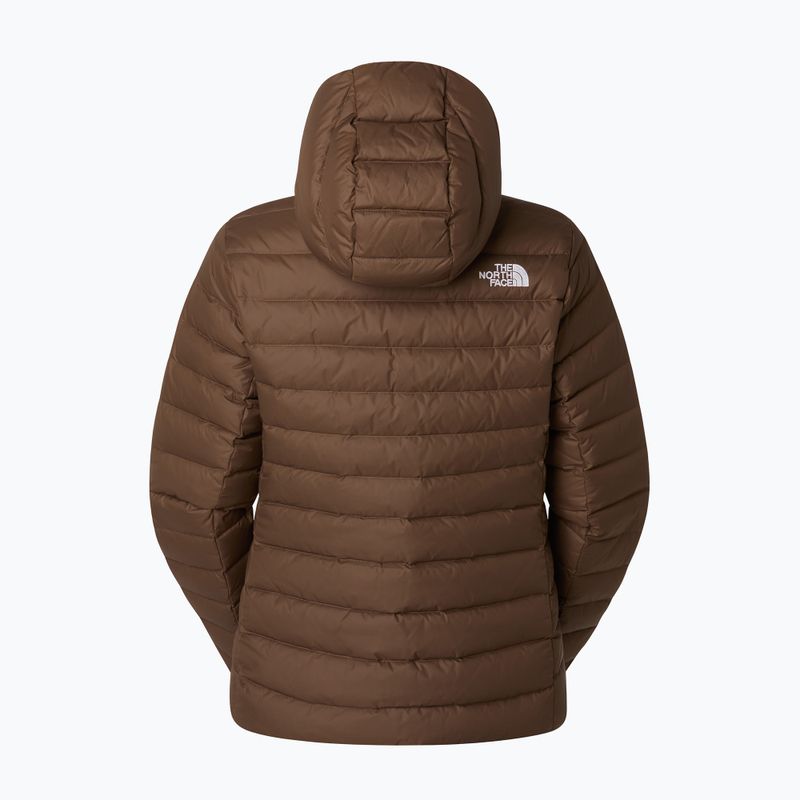 Kurtka puchowa damska The North Face Down Hooded smokey brown 6