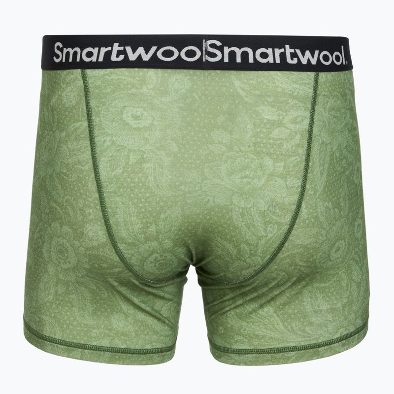 Bokserki termoaktywne męskie Smartwool Merino Print Boxer Brief Boxed frn rstc flrl 2