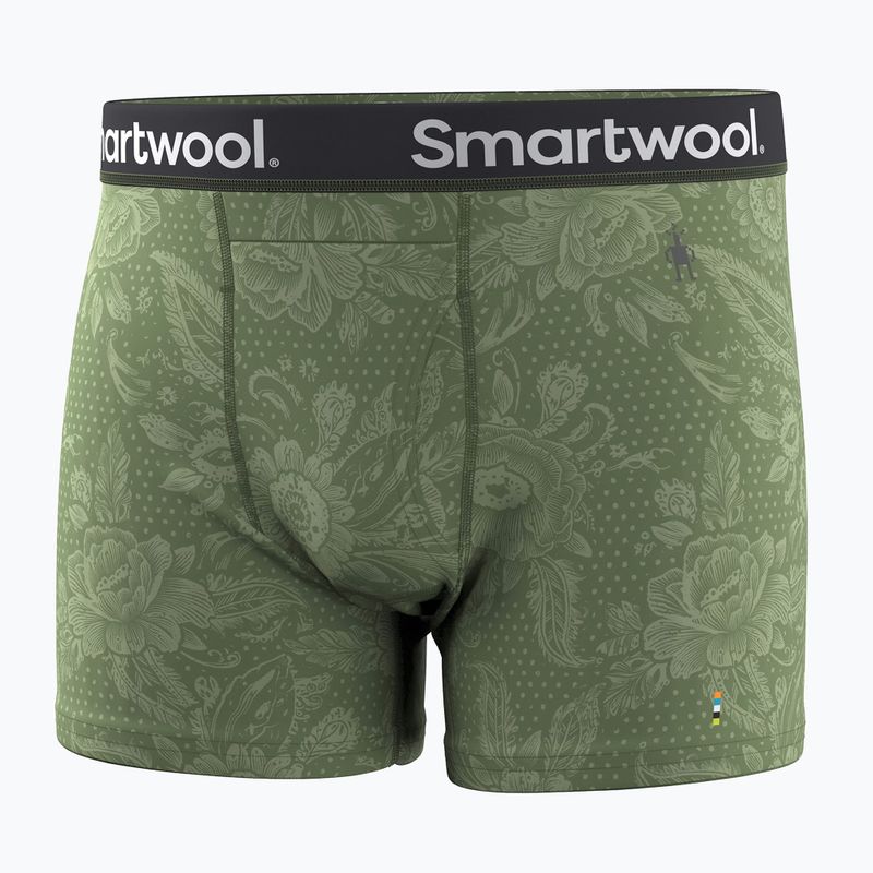 Bokserki termoaktywne męskie Smartwool Merino Print Boxer Brief Boxed frn rstc flrl 5