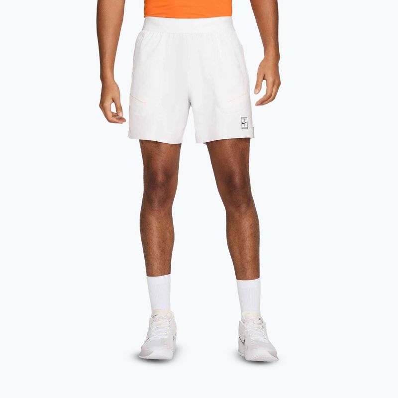 Spodenki tenisowe męskie Nike Court Dri-Fit Advantage 6" white/black
