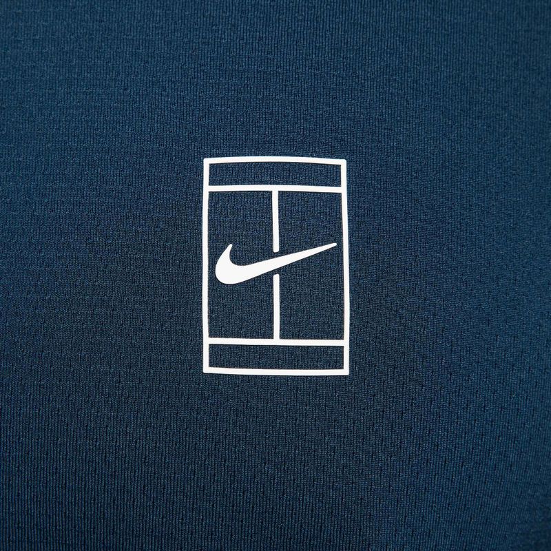 Koszulka polo tenisowa męska Nike Court Dri-Fit Advantage armory navy/white/white 6