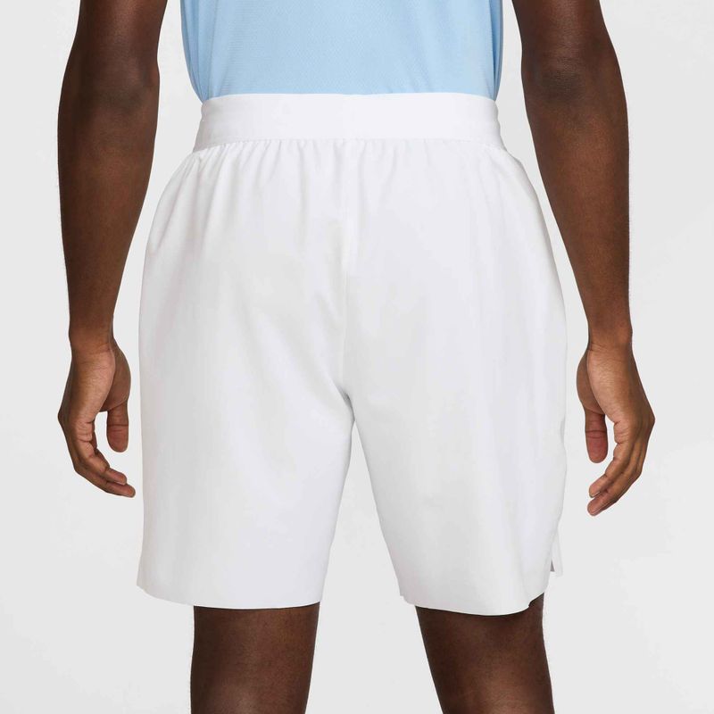 Spodenki tenisowe męskie Nike Court Dri-Fit Advantage 8" white/black 4