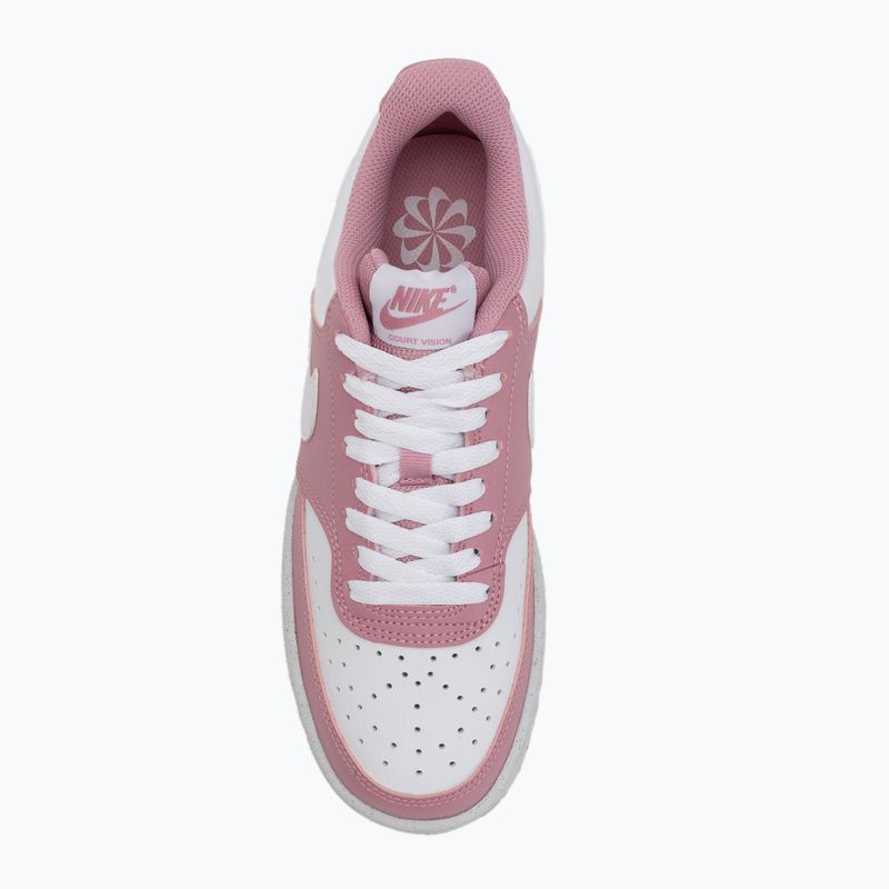 Buty damskie Nike Court Vision Low Next Nature elemental pink/white 5