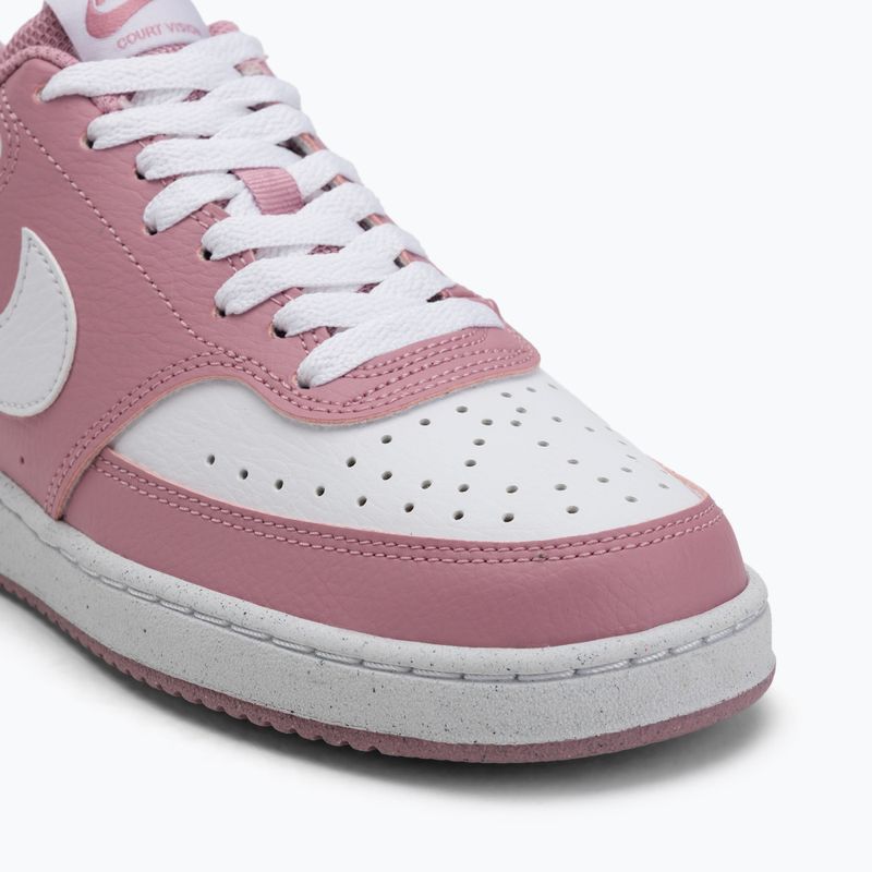 Buty damskie Nike Court Vision Low Next Nature elemental pink/white 7