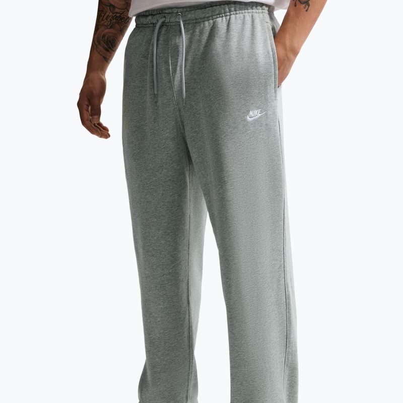 Spodnie męskie Nike Club dark grey heather/light smoke grey/white 5